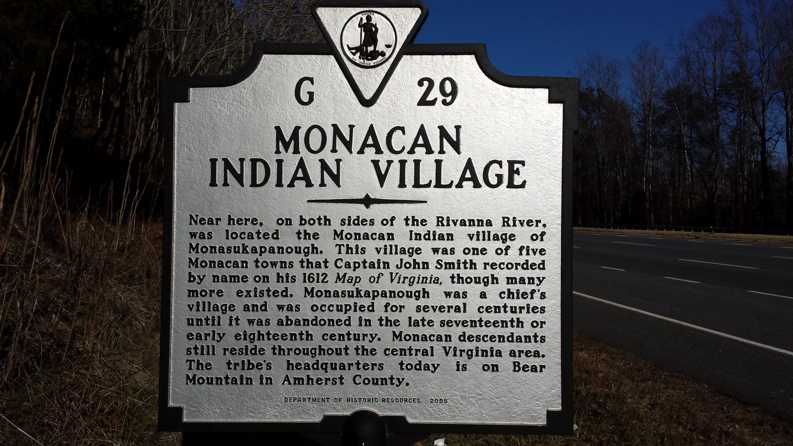 Monasukapanough_-_Monacan_village_historical_marker,_Dec_2013